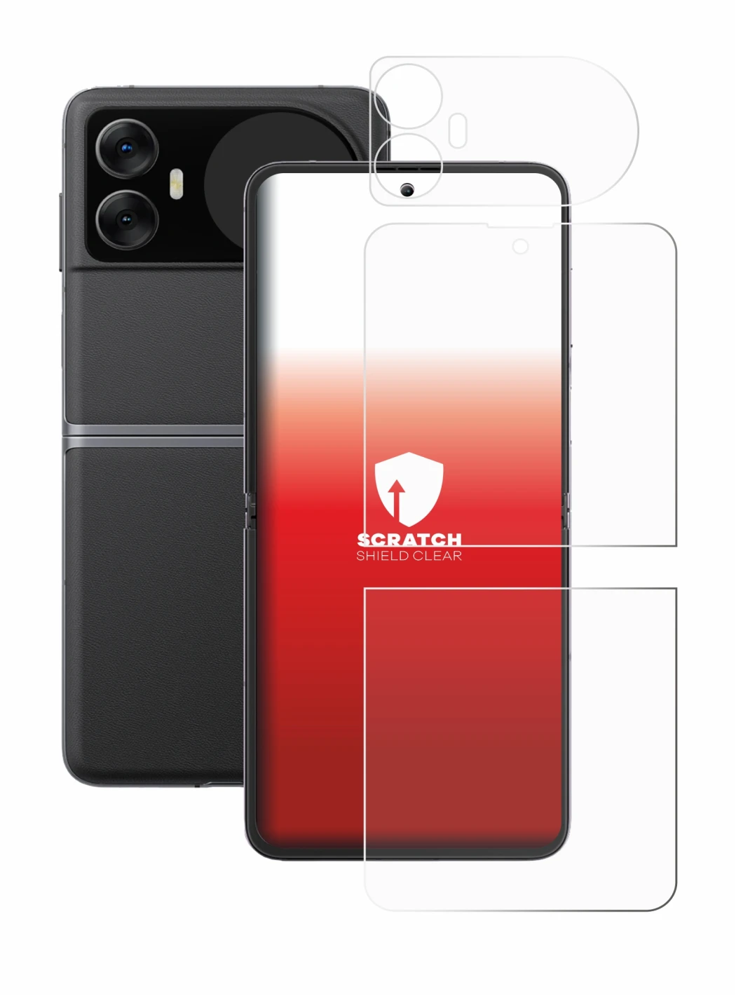 Image de l'appareil Blackview Hero 10 (Avant+Arrière) avec une grande variété de protections d'écran.