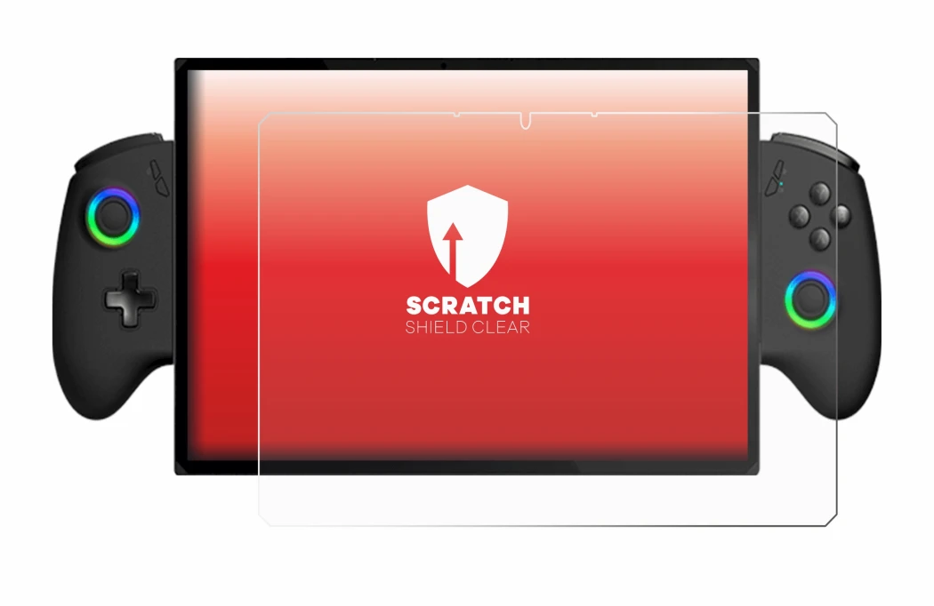Image de l'appareil OneXPlayer X1 avec une grande variété de protections d'écran.