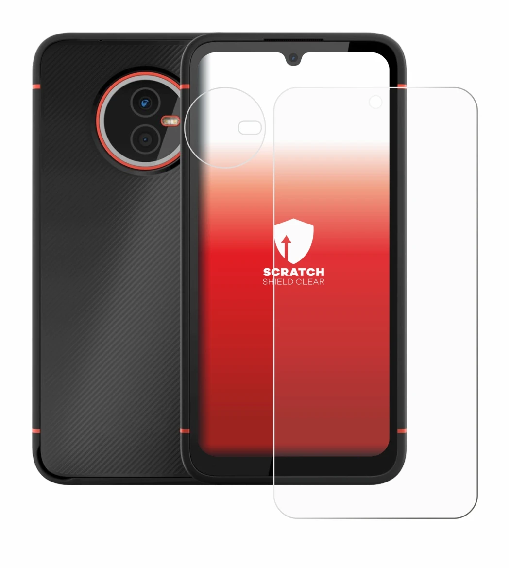 Image de l'appareil Gigaset GX4 Pro (Avant+Caméra) avec une grande variété de protections d'écran.
