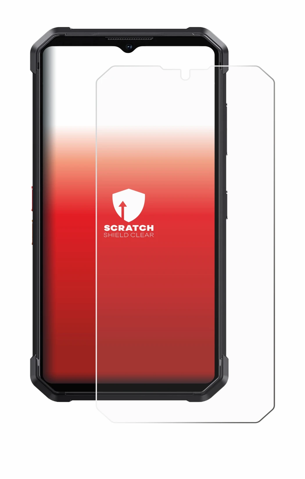 Image de l'appareil Fossibot F106 Pro avec une grande variété de protections d'écran.