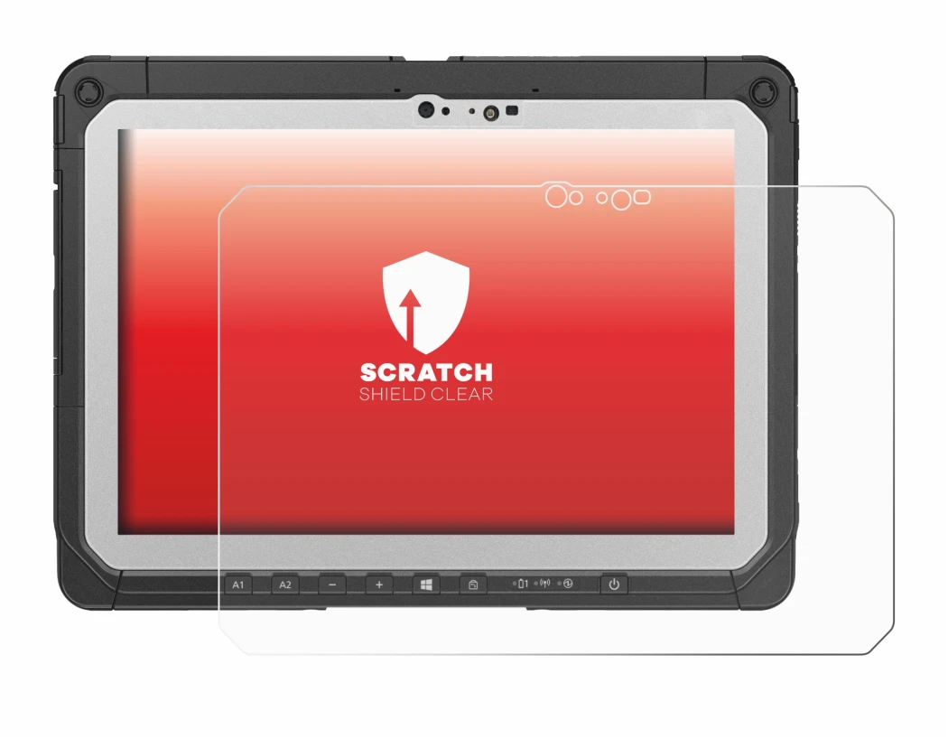 Image de l'appareil Panasonic Toughbook CF-20 MK2 avec une grande variété de protections d'écran.