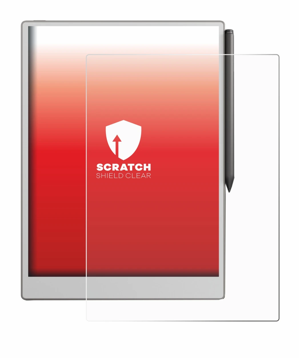 Image de l'appareil reMarkable Paper Pro avec une grande variété de protections d'écran.