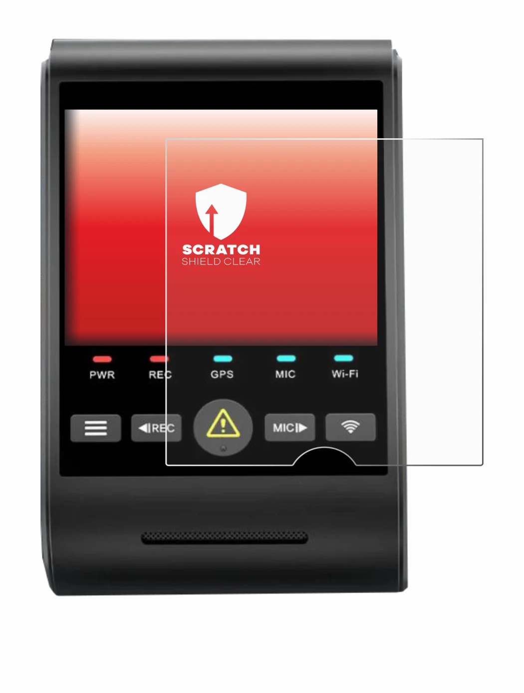 Image de l'appareil VIOFO A229 PRO avec une grande variété de protections d'écran.