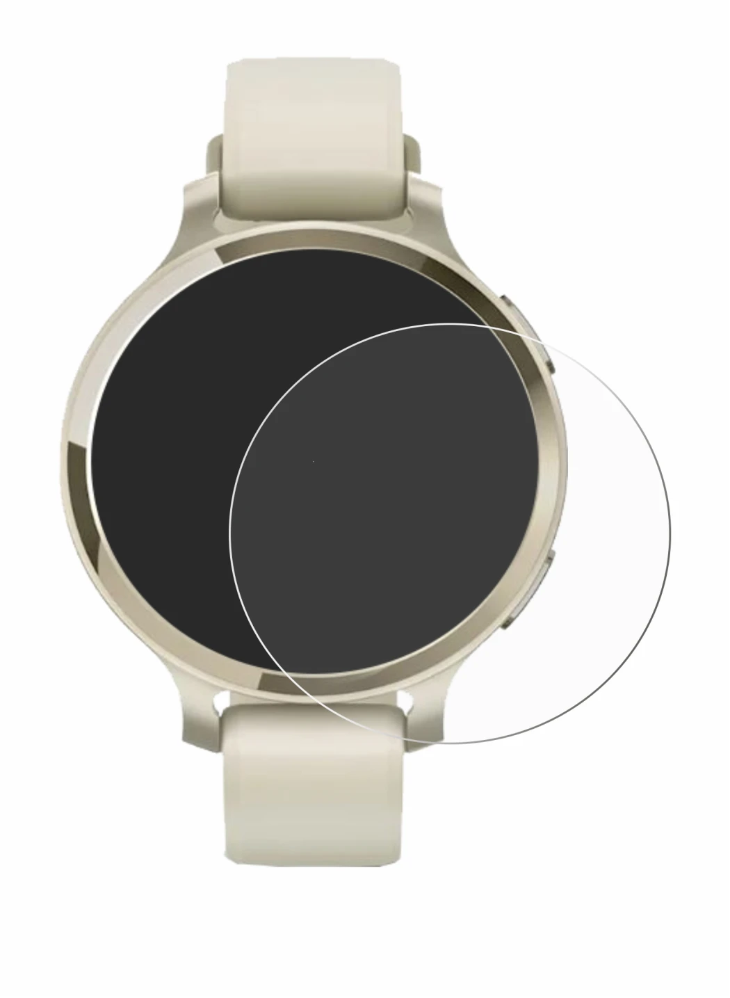 Image de l'appareil Garmin Lily 2 Active avec une grande variété de protections d'écran.