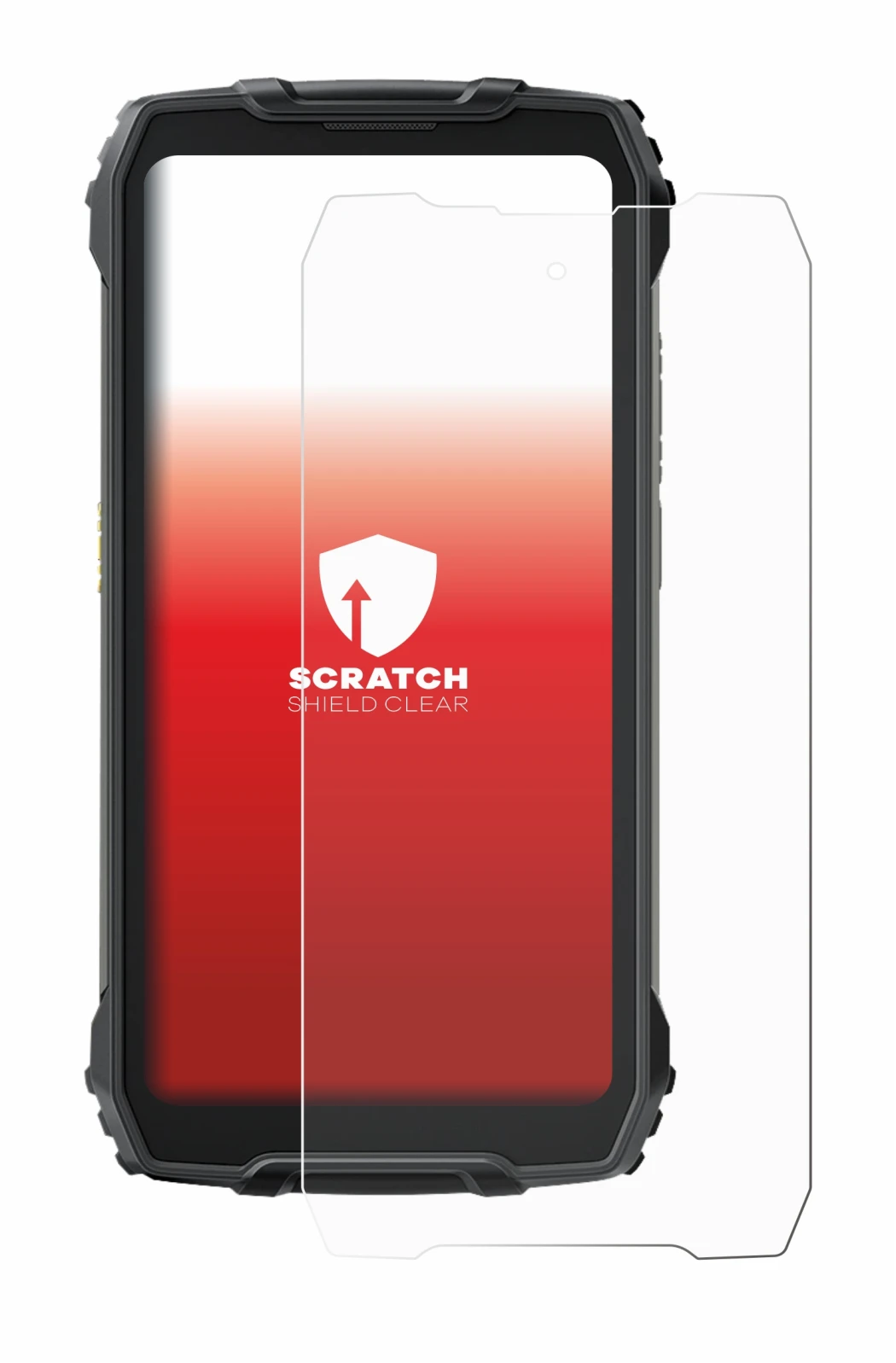 Image de l'appareil Blackview BV7300 avec une grande variété de protections d'écran.