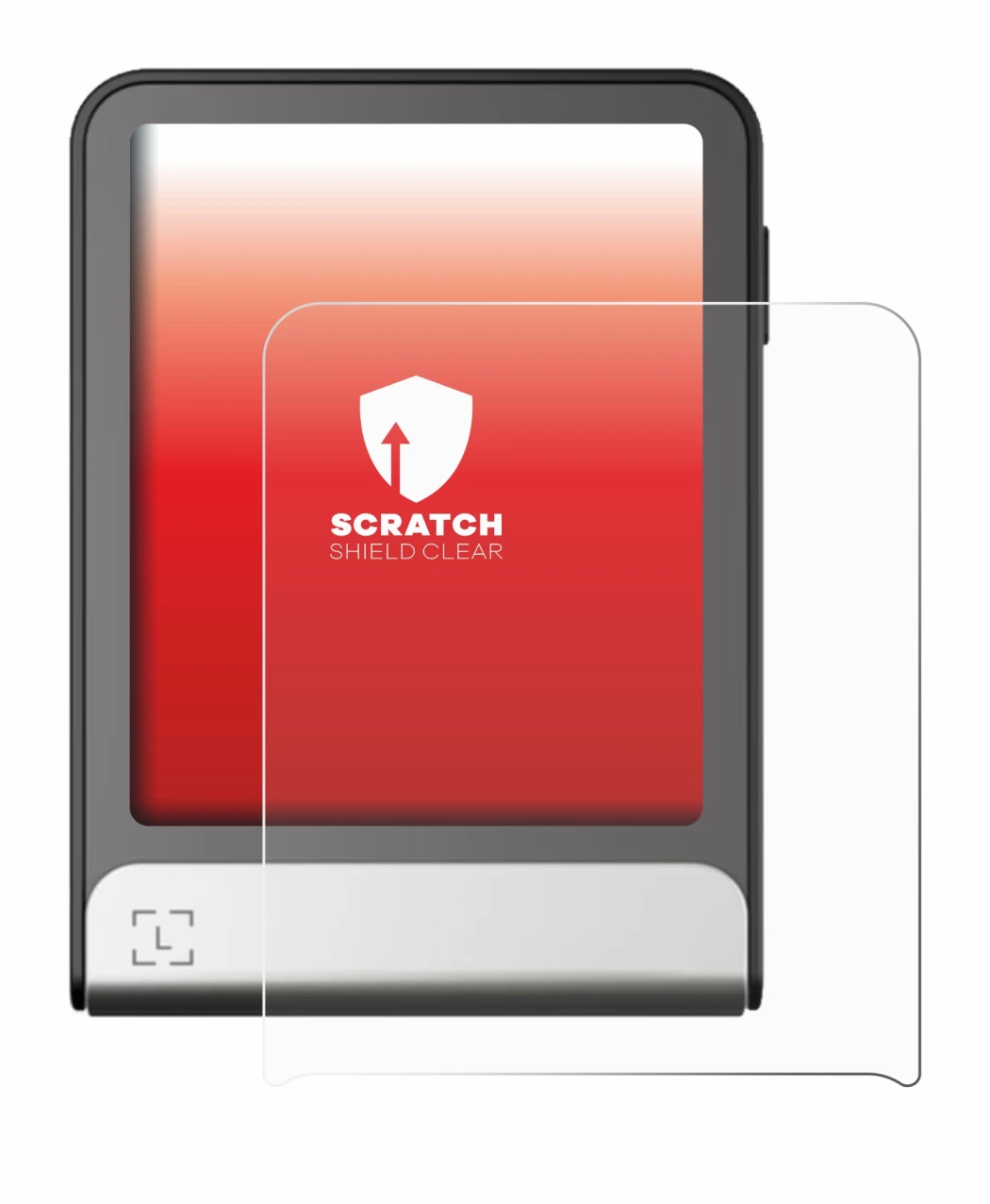 Image de l'appareil Ledger Flex avec une grande variété de protections d'écran.