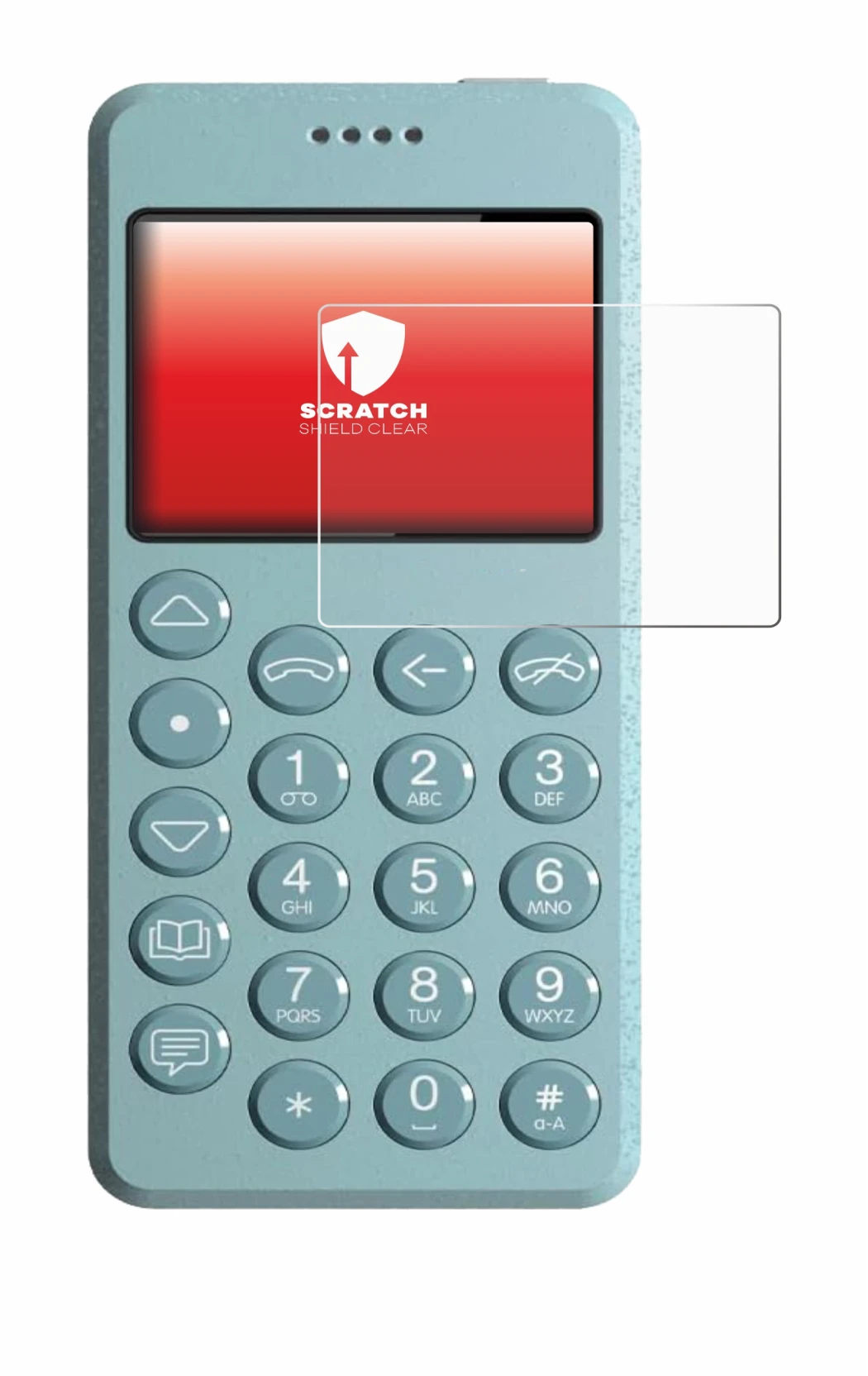 Image de l'appareil Punkt MP02 avec une grande variété de protections d'écran.