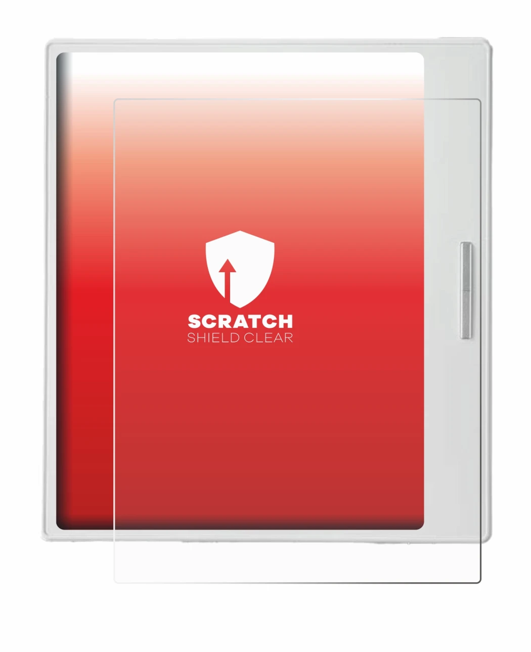 Image de l'appareil Boox Go Color 7 White Edition avec une grande variété de protections d'écran.