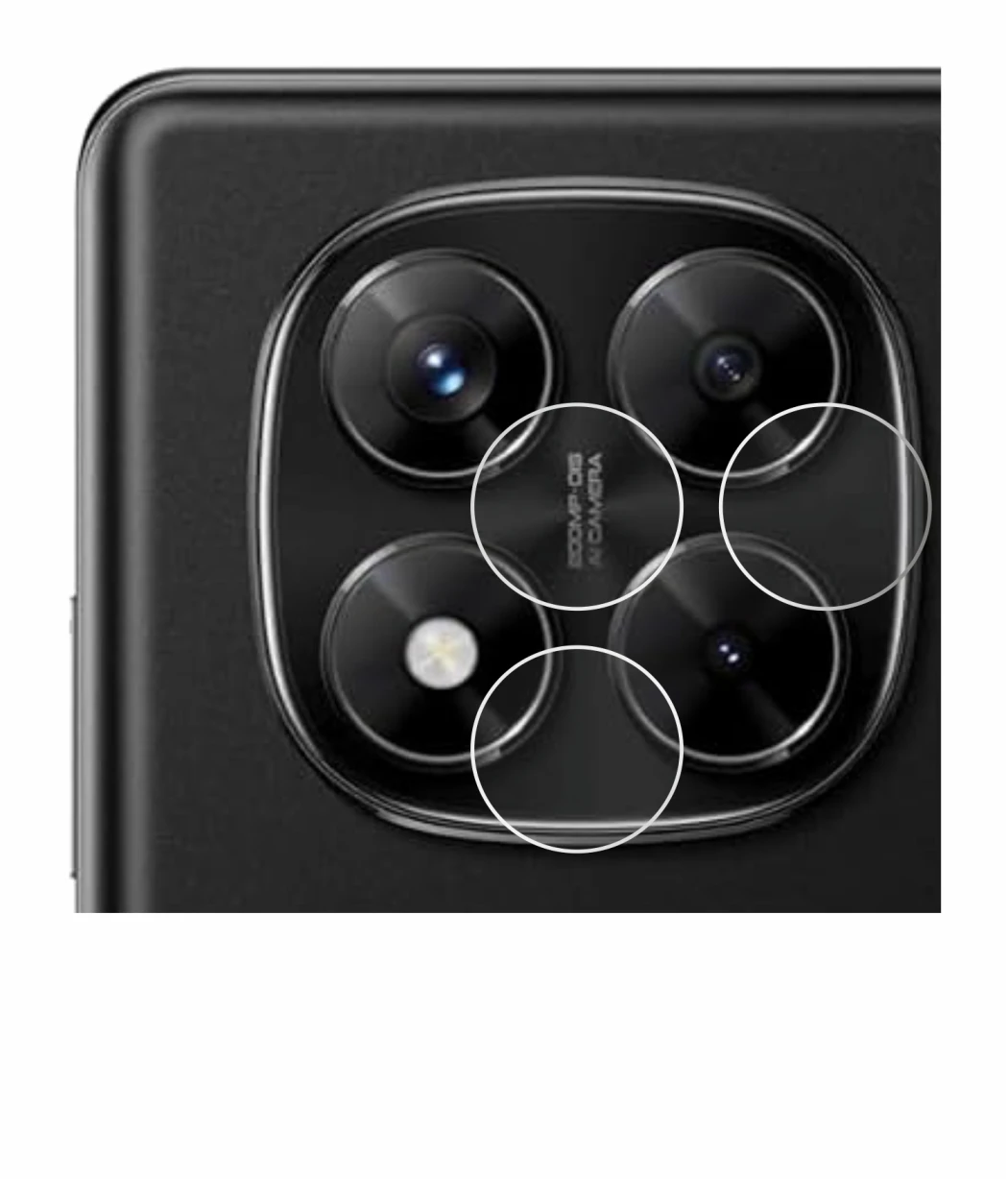 Image de l'appareil Xiaomi Redmi Note 14 Pro (Caméra UNIQUEMENT) avec une grande variété de protections d'écran.