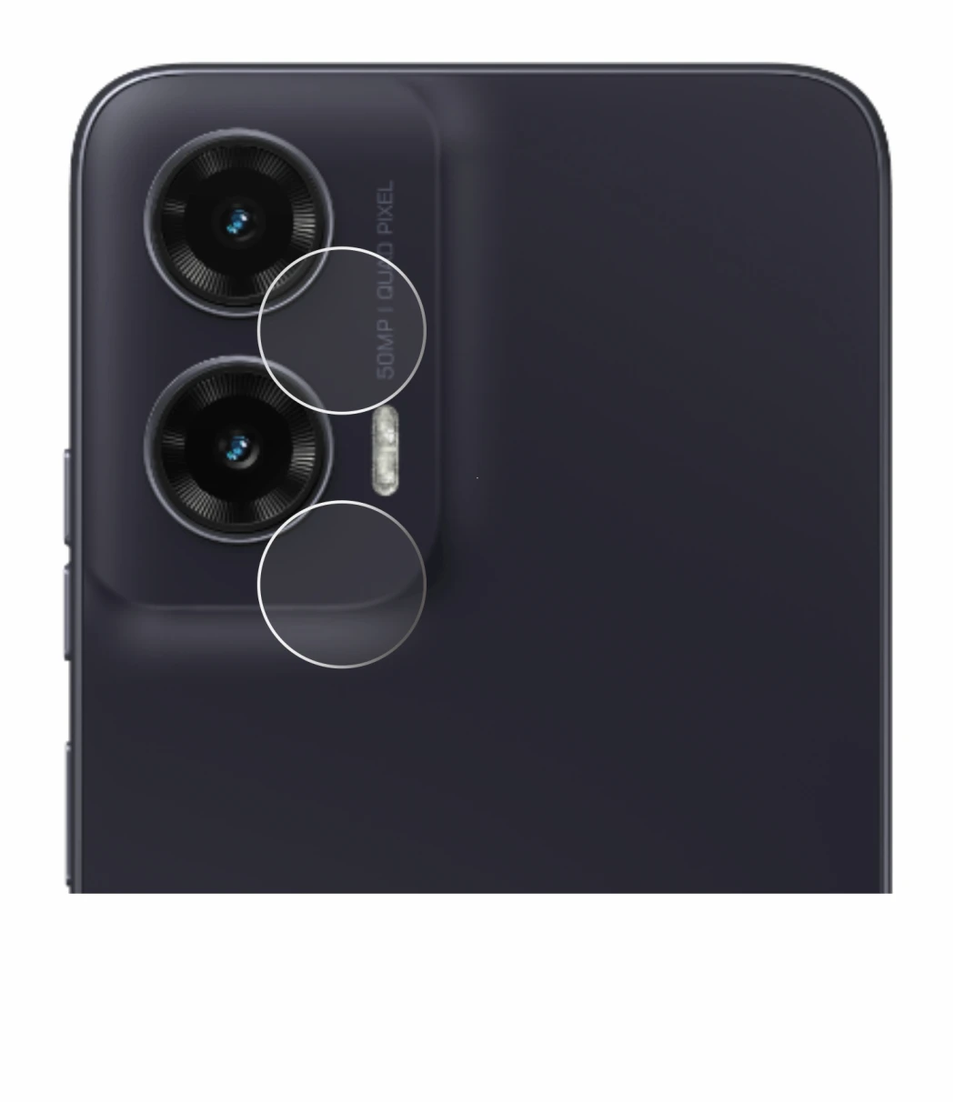 Image de l'appareil Motorola Moto G35 (Caméra UNIQUEMENT) avec une grande variété de protections d'écran.