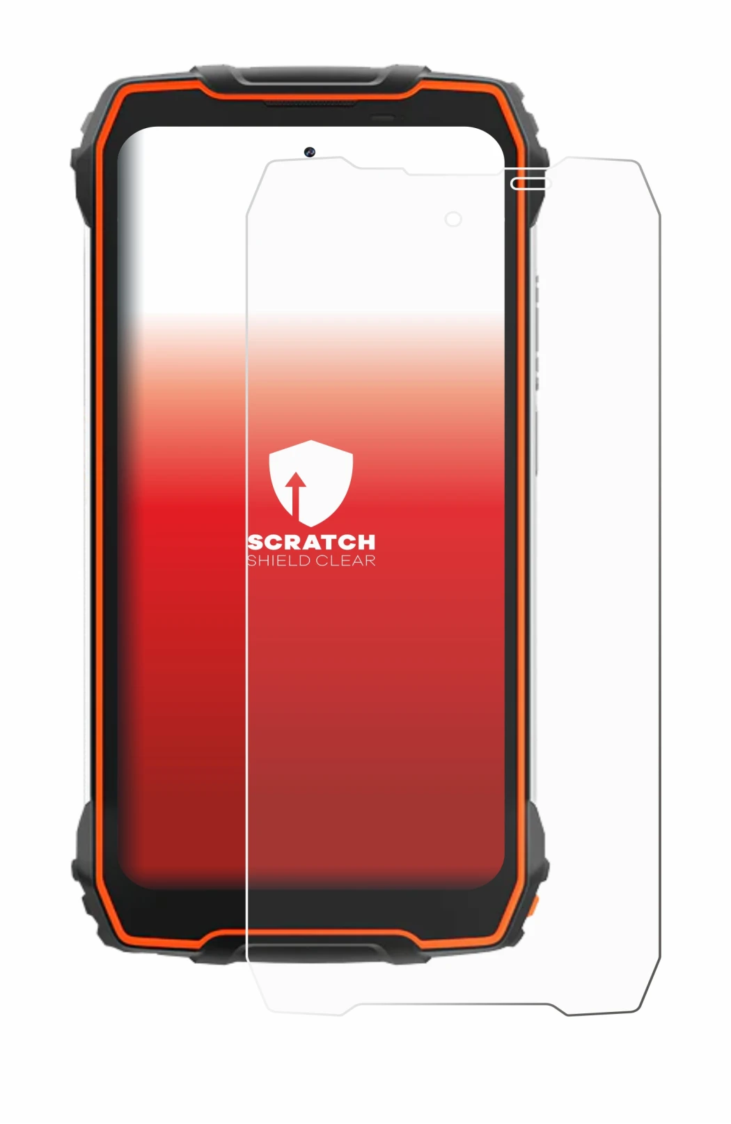 Image de l'appareil Blackview Oscal Pilot 1 avec une grande variété de protections d'écran.