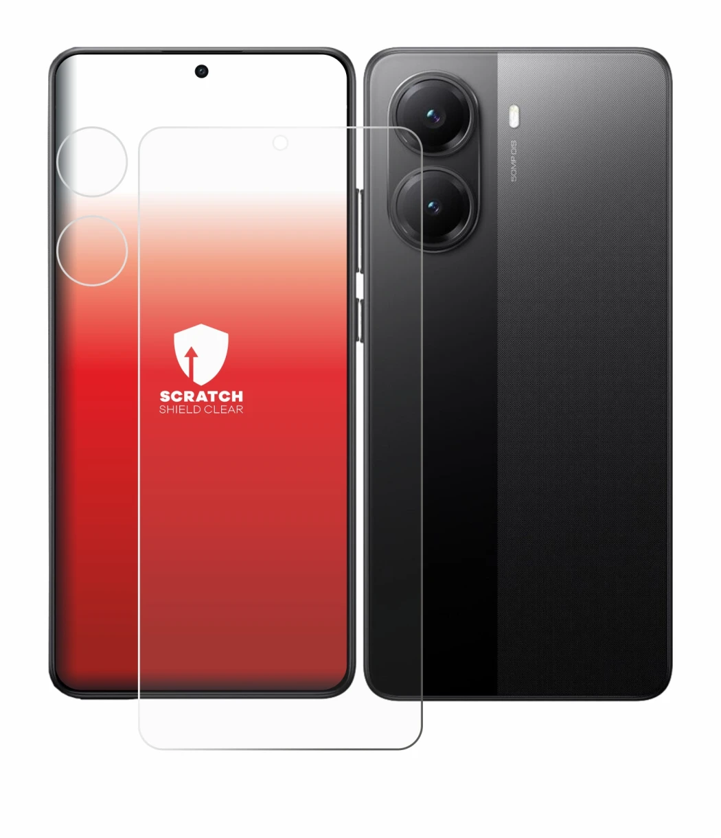 Image de l'appareil Xiaomi Poco X7 Pro (Avant+Caméra) avec une grande variété de protections d'écran.