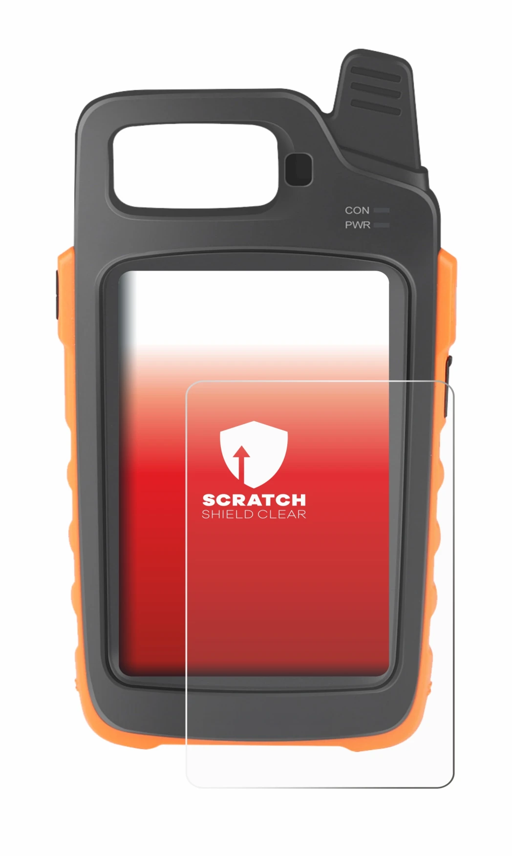 Image de l'appareil Xhorse Key Tool Max Pro avec une grande variété de protections d'écran.