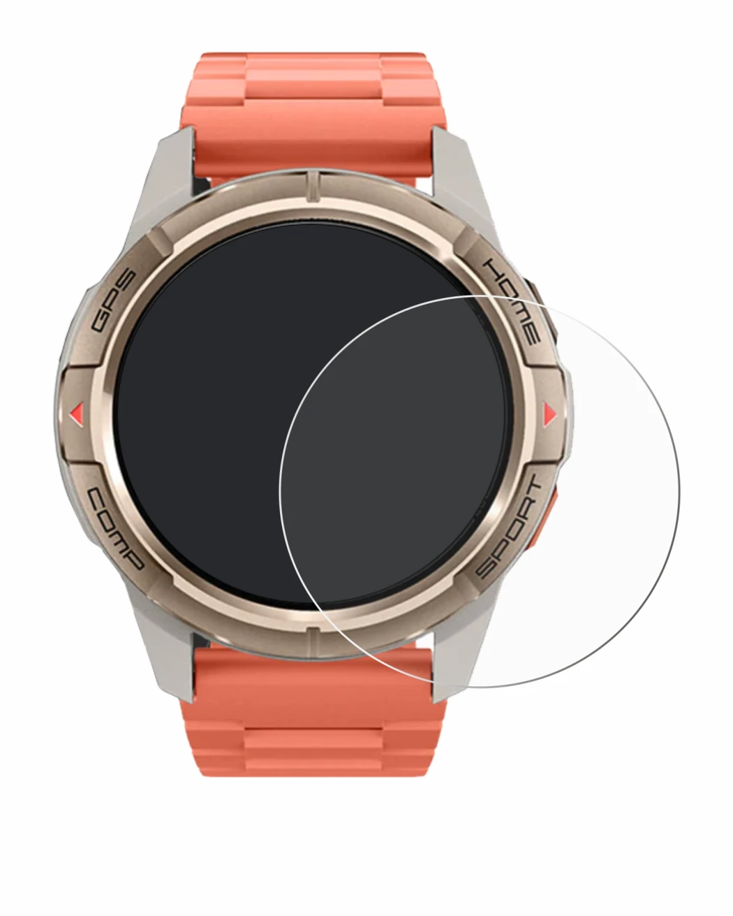 Image de l'appareil Xiaomi Mibro GS Active avec une grande variété de protections d'écran.