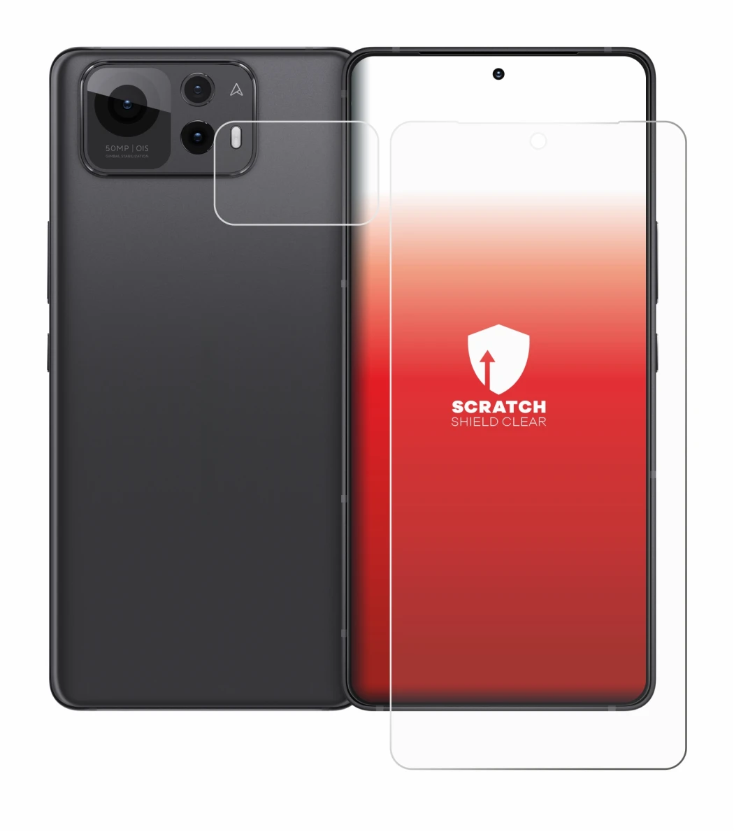 Image de l'appareil ASUS ZenFone 12 Ultra (Avant+Caméra) avec une grande variété de protections d'écran.