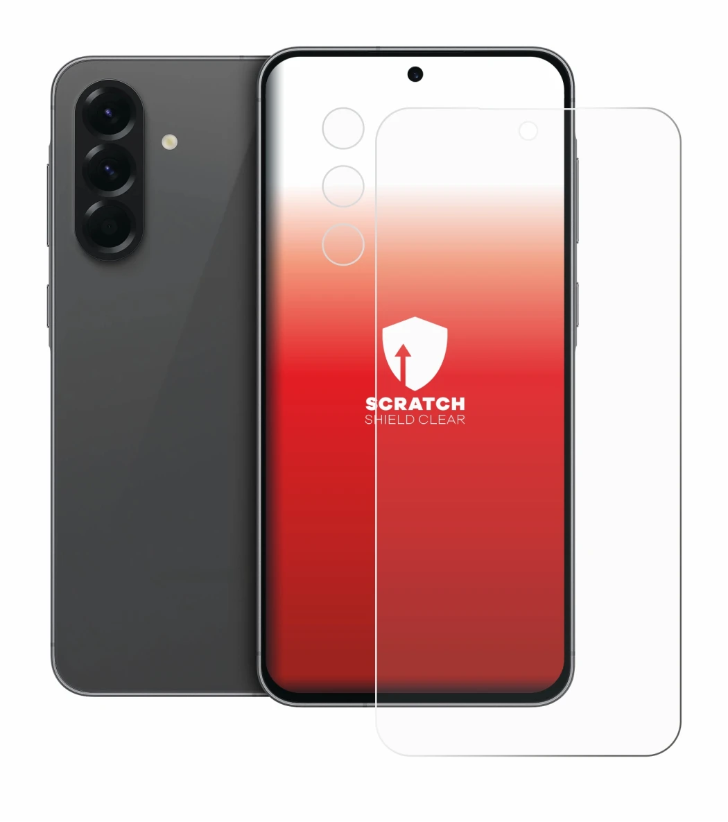 Image de l'appareil Samsung Galaxy A56 5G (Avant+Caméra) avec une grande variété de protections d'écran.