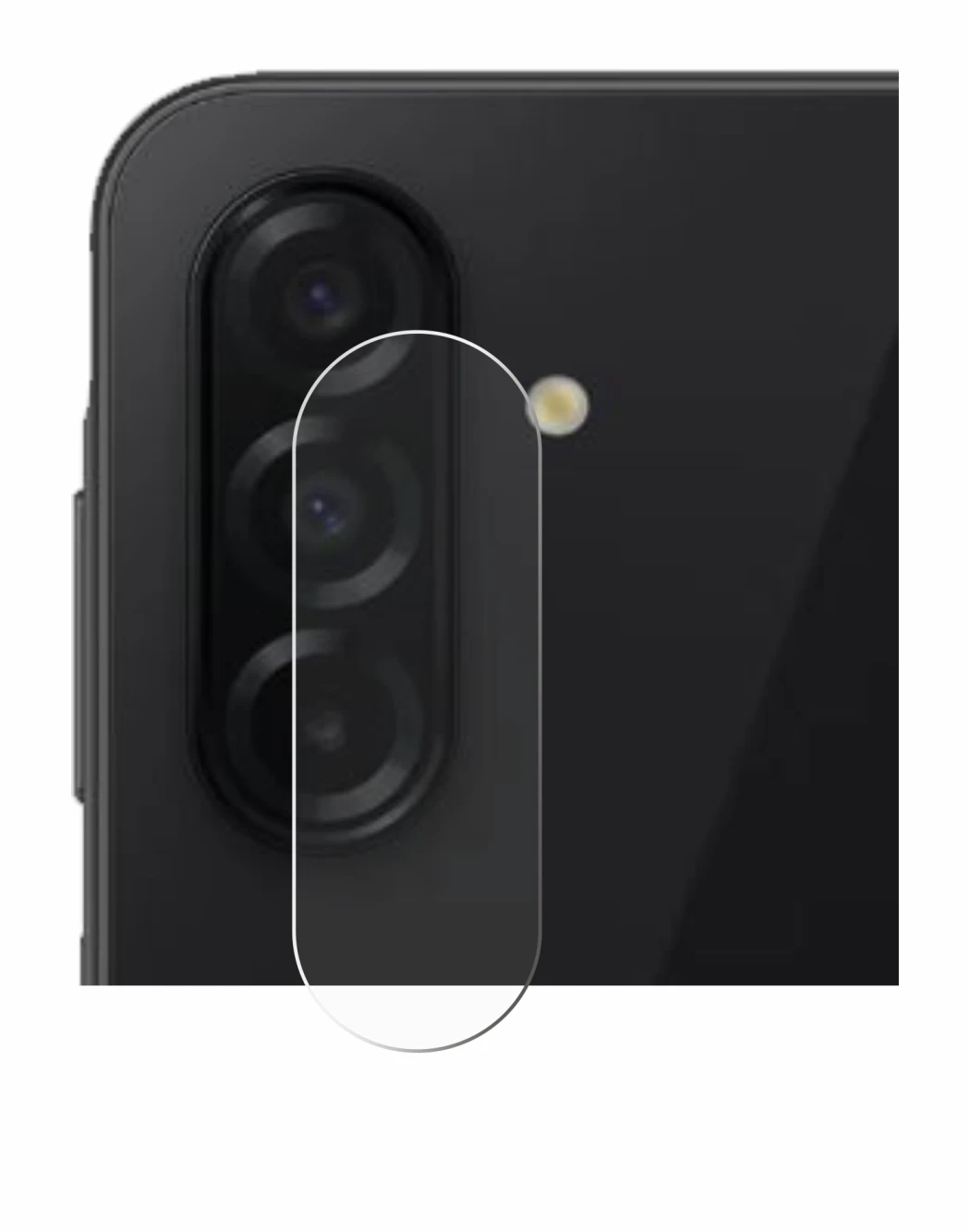 Image de l'appareil Samsung Galaxy A26 5G (Caméra UNIQUEMENT) avec une grande variété de protections d'écran.