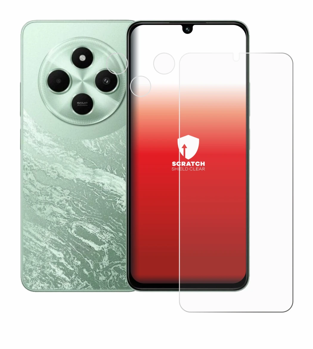Image de l'appareil Xiaomi Poco C75 (Avant+Caméra) avec une grande variété de protections d'écran.