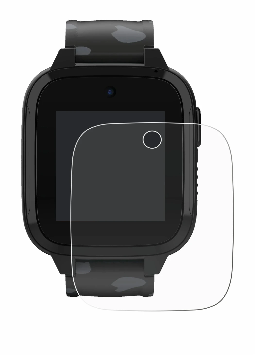 Image de l'appareil Xplora XGO3 (2e Gen.) avec une grande variété de protections d'écran.