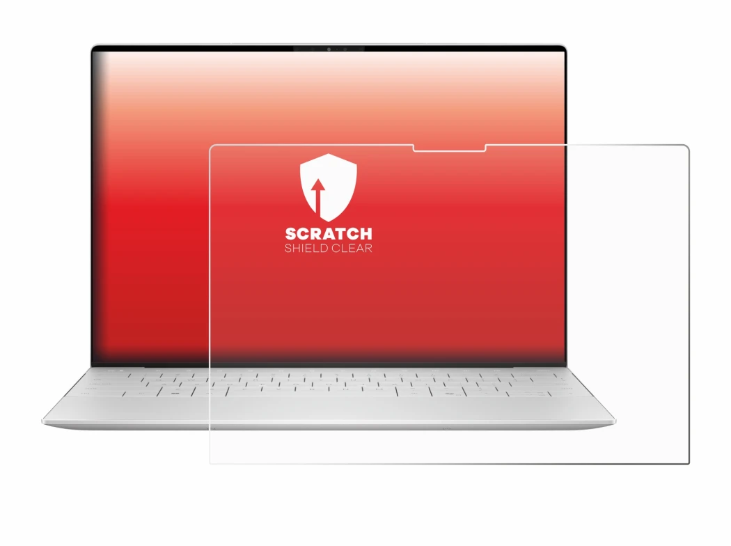 Image de l'appareil Dell XPS 13 9350 2024 avec une grande variété de protections d'écran.