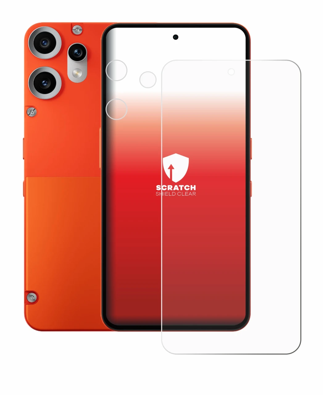 Image de l'appareil Nothing CMF Phone 2 Pro (Avant+Caméra) avec une grande variété de protections d'écran.