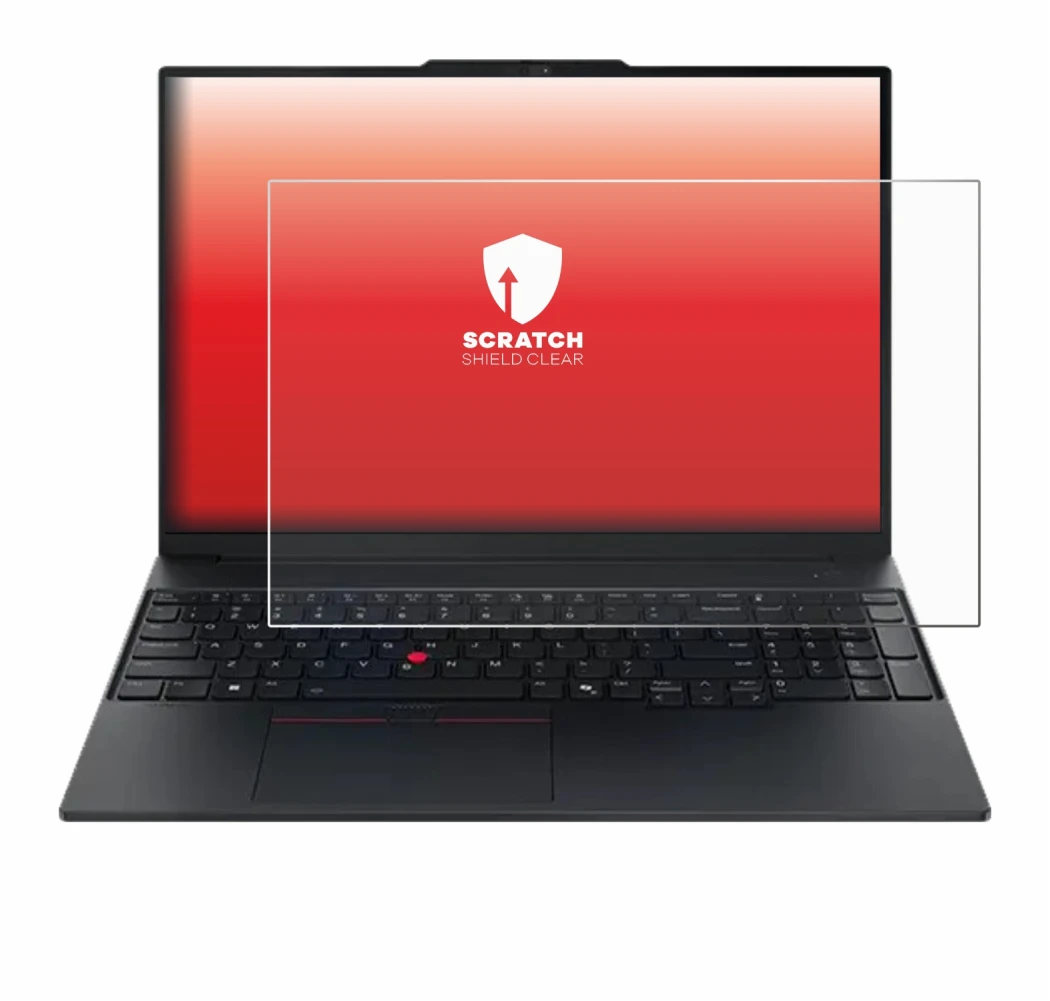Image de l'appareil Lenovo ThinkPad E16 Gen 3 avec une grande variété de protections d'écran.