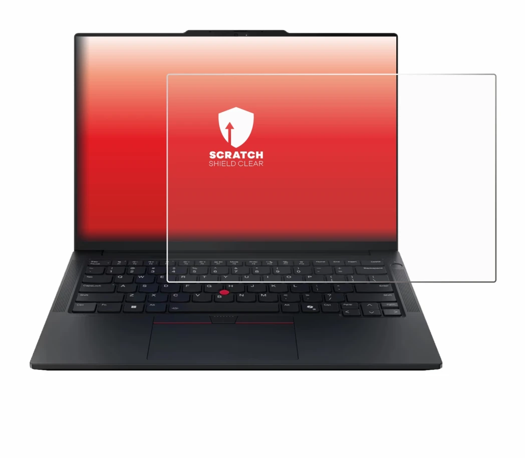 Image de l'appareil Lenovo ThinkPad E14 Gen 7 avec une grande variété de protections d'écran.