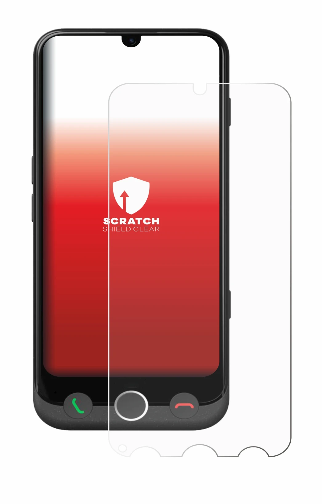 Image de l'appareil Doro Aurora A30 avec une grande variété de protections d'écran.