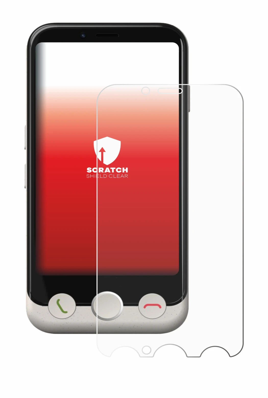 Image de l'appareil Doro Aurora A10 avec une grande variété de protections d'écran.