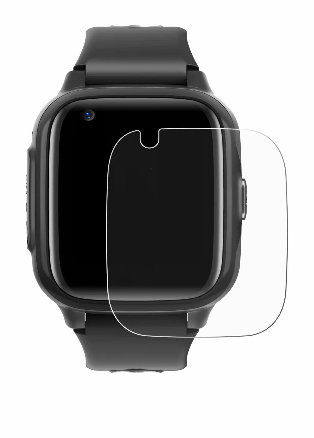 Image de l'appareil Krostming Kids Smartwatch GPS 4G avec une grande variété de protections d'écran.