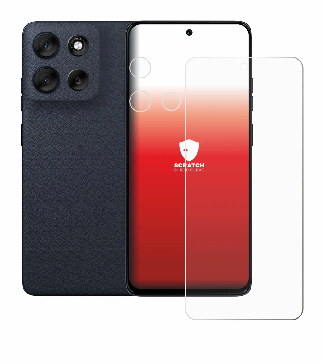 Image de l'appareil Motorola Moto G56 (Avant+Caméra) avec une grande variété de protections d'écran.