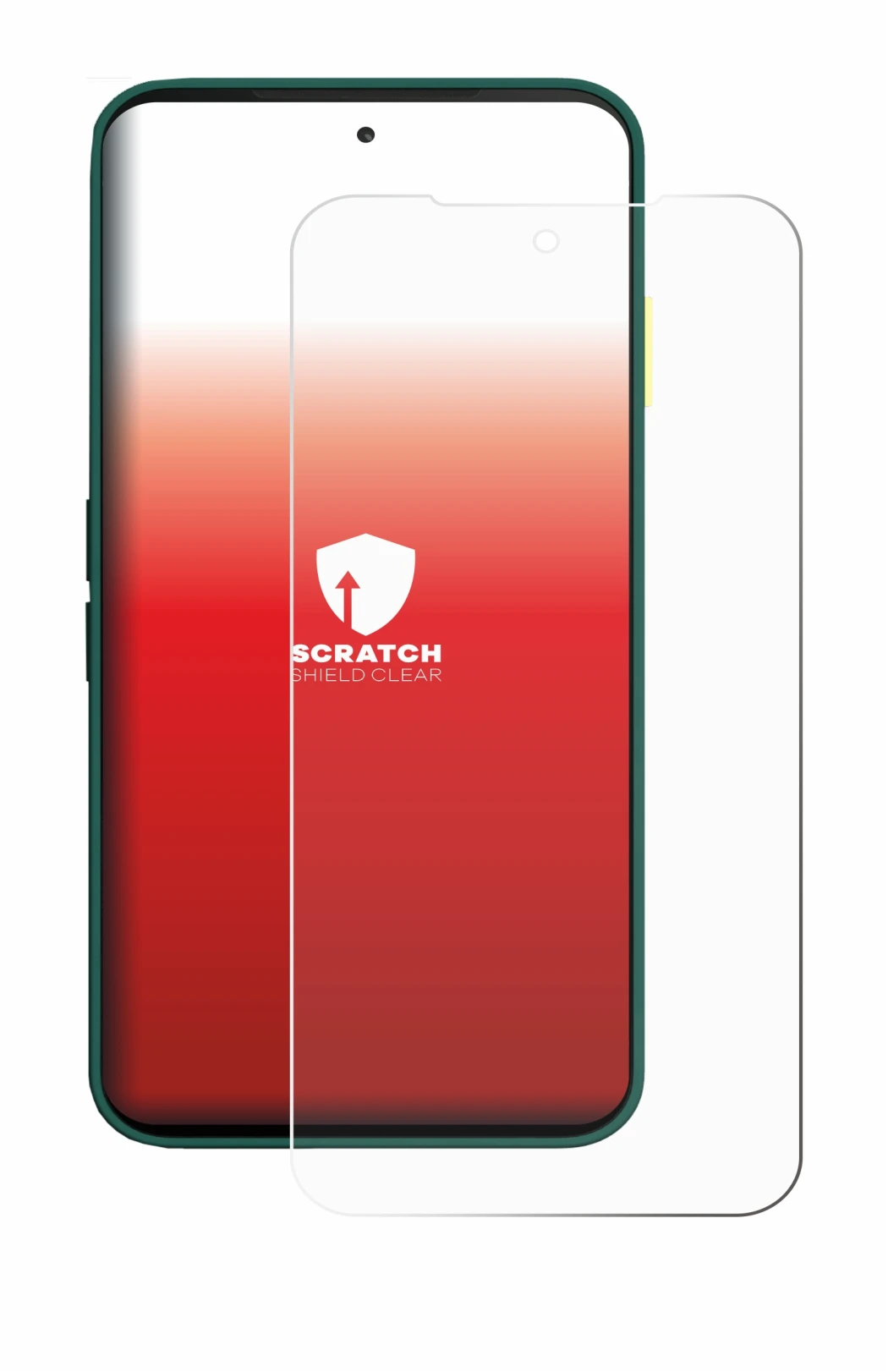 Image de l'appareil Fairphone 6 avec une grande variété de protections d'écran.