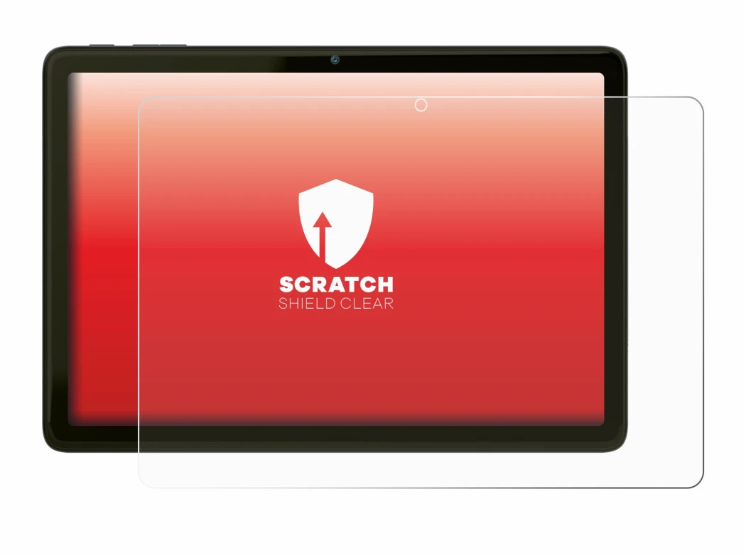 Image de l'appareil VALE Tablet V10A avec une grande variété de protections d'écran.