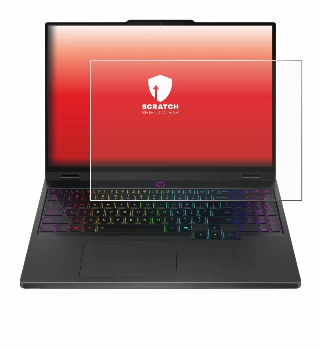 Image de l'appareil Lenovo Legion 5 15IRX10 83LY avec une grande variété de protections d'écran.