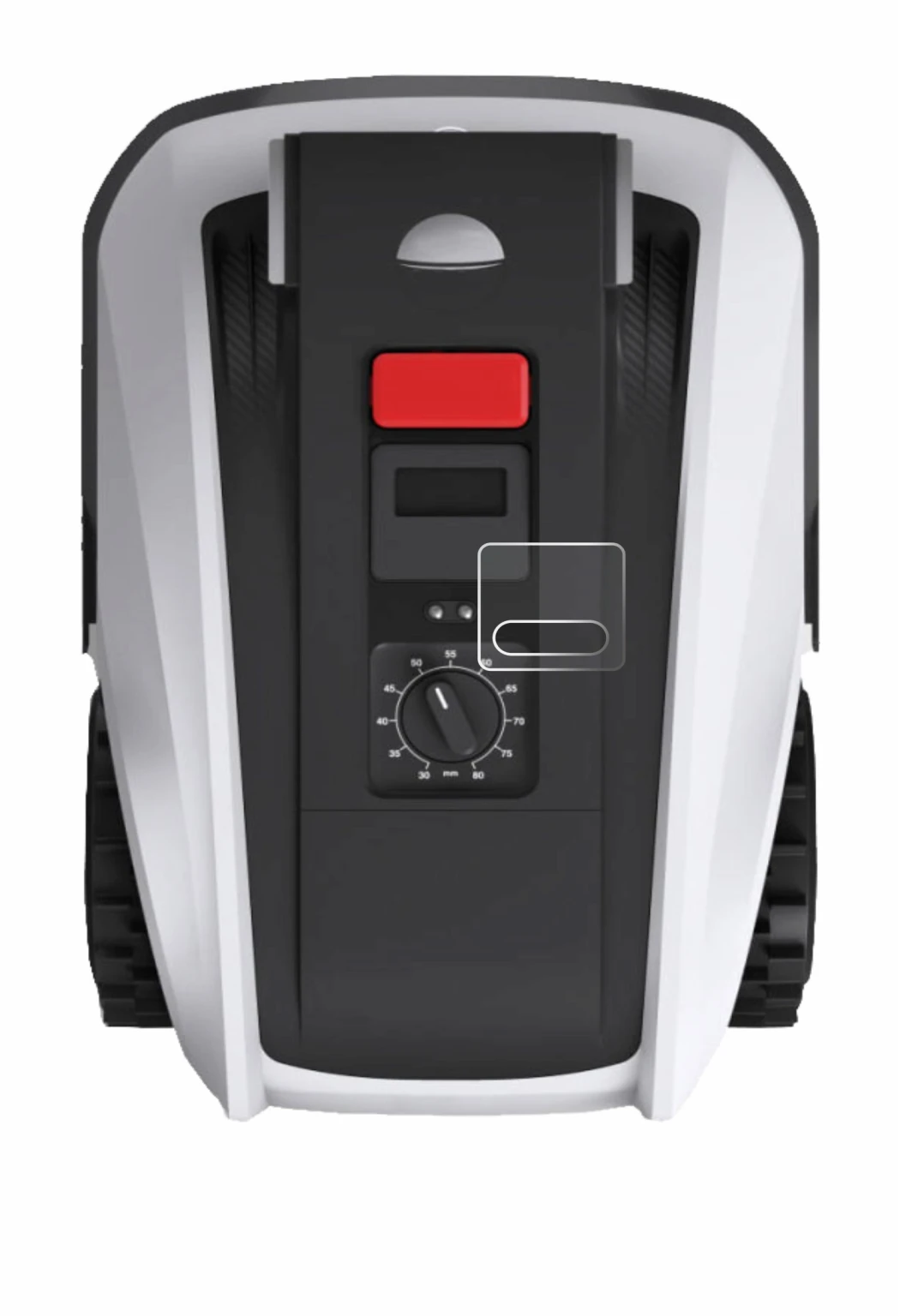 Image de l'appareil Ecovacs Goat O800 RTK avec une grande variété de protections d'écran.