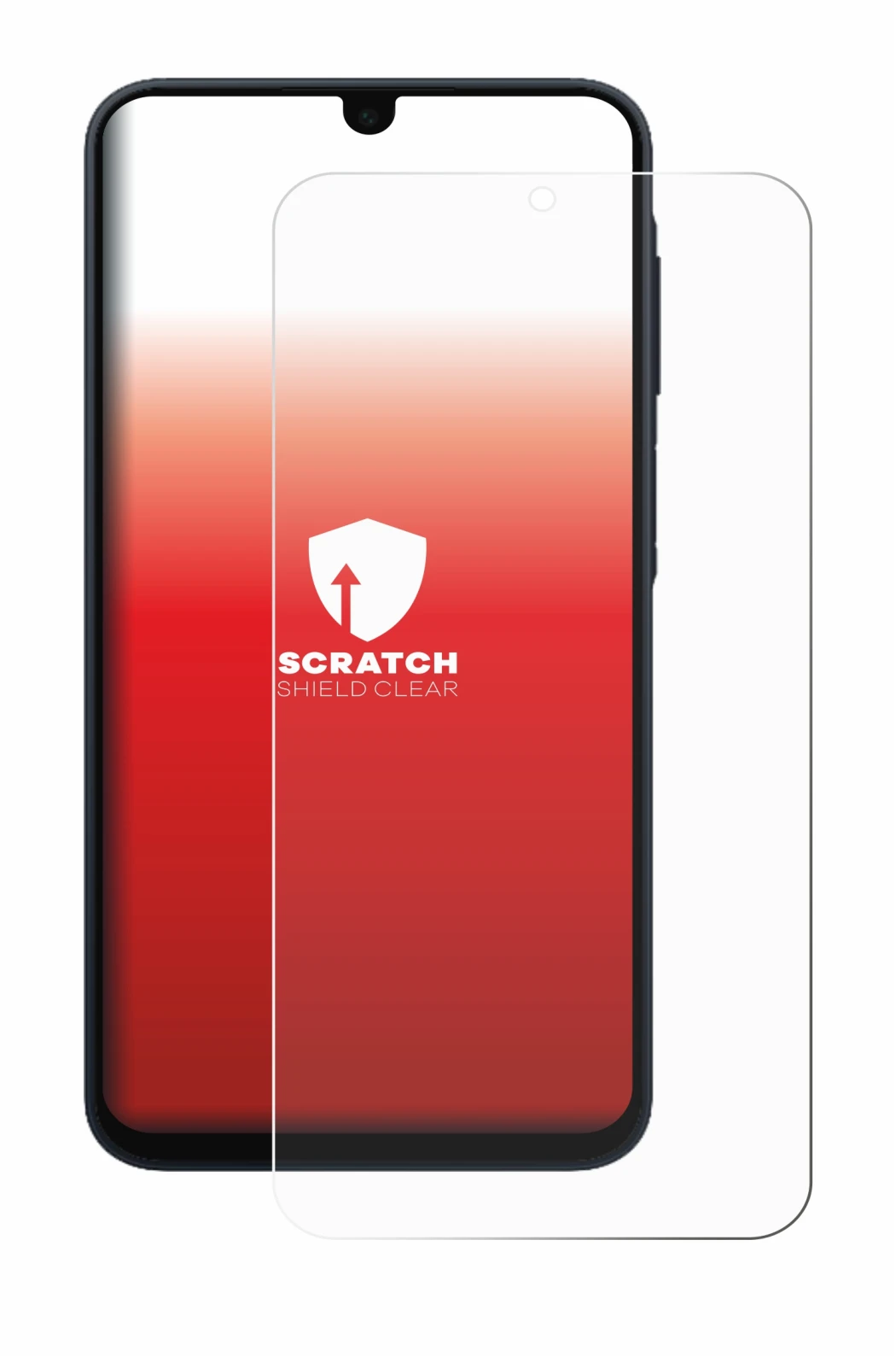 Image de l'appareil Samsung Galaxy A17 5G avec une grande variété de protections d'écran.