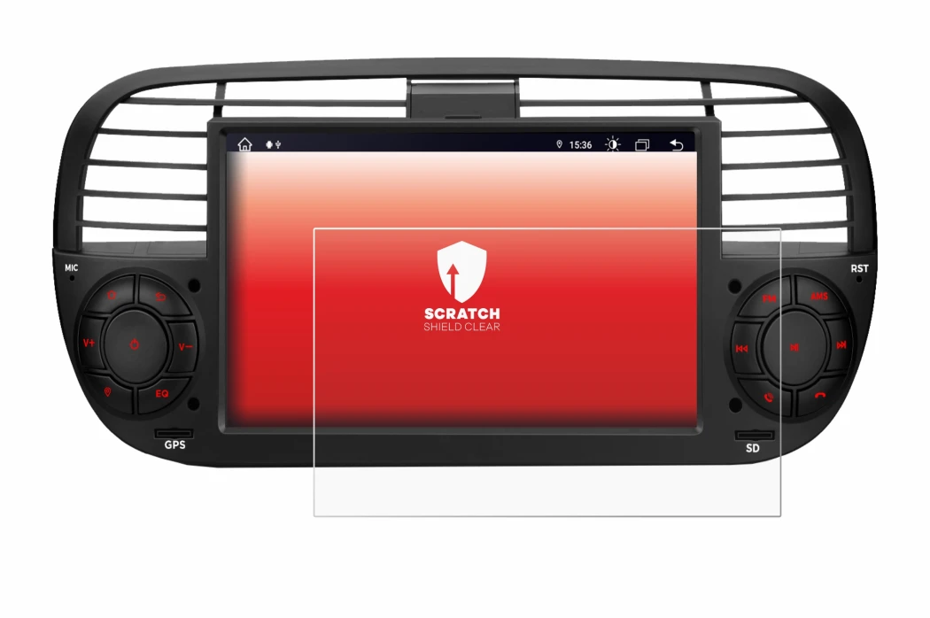 Image de l'appareil Xtrons IA7250FLBS avec une grande variété de protections d'écran.