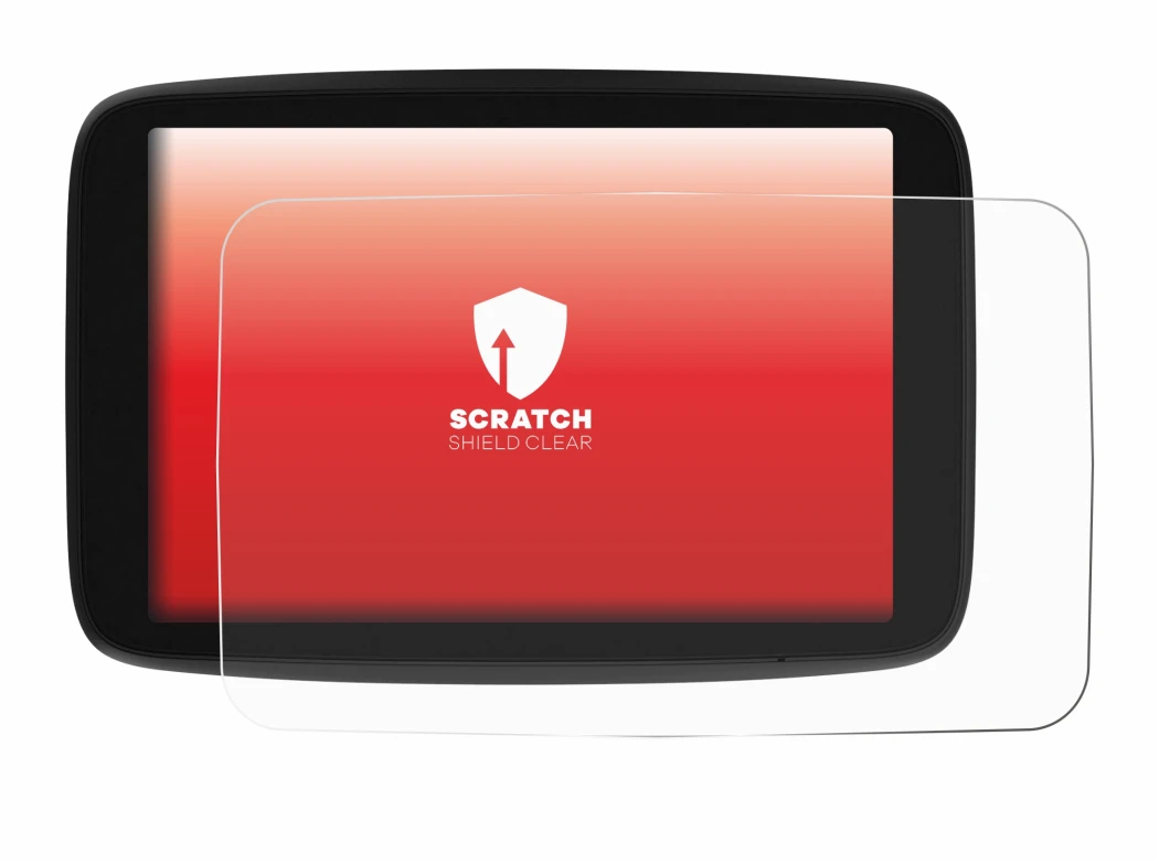 Image de l'appareil TomTom Go Navigator 7 (2ème génération) avec une grande variété de protections d'écran.