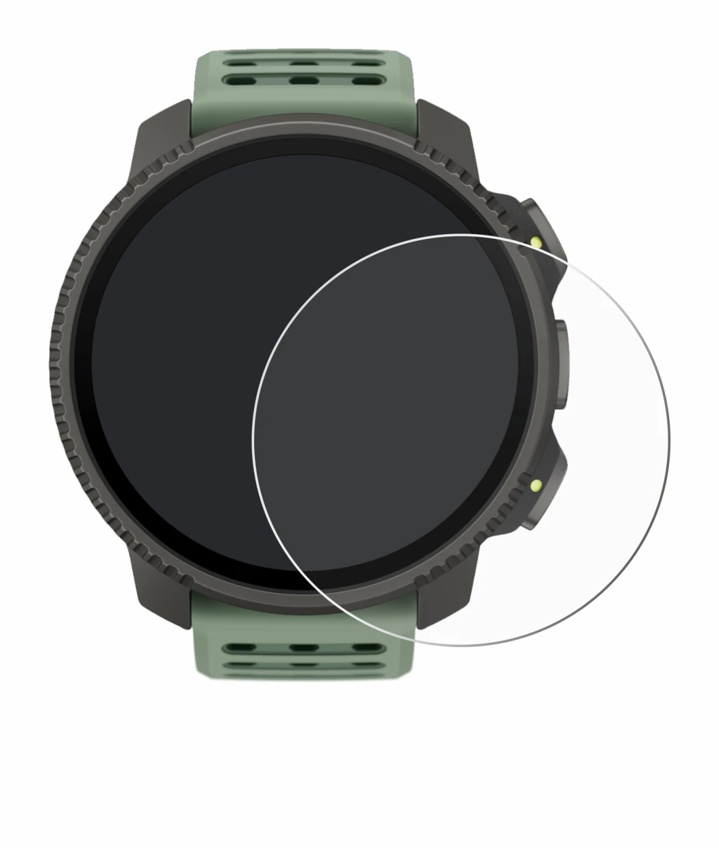 Image de l'appareil Suunto Vertical 2 avec une grande variété de protections d'écran.