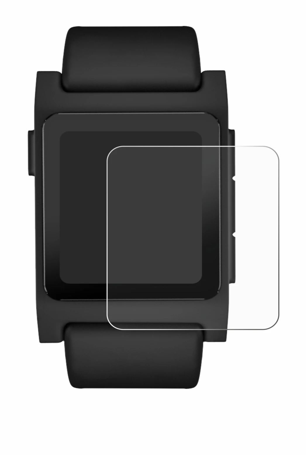 Image de l'appareil Pebble 2 Duo 2025 avec une grande variété de protections d'écran.