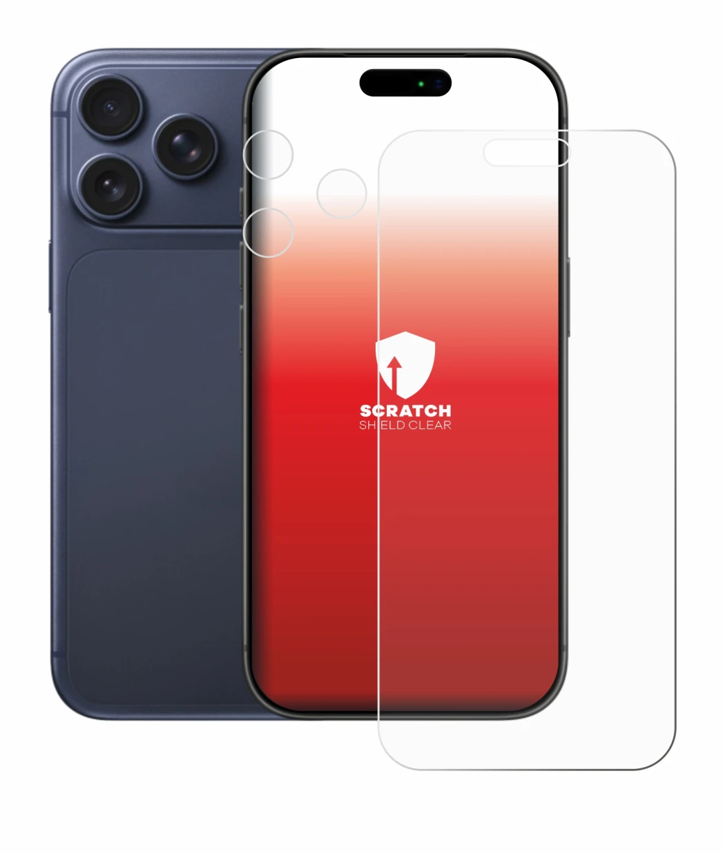 Image de l'appareil Apple iPhone 17 Pro Max (Avant+Caméra) avec une grande variété de protections d'écran.