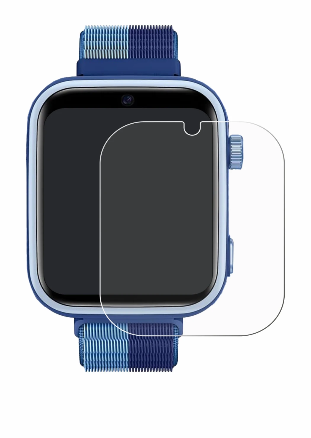 Image de l'appareil JoJoego 4G Smartwatch kids avec une grande variété de protections d'écran.