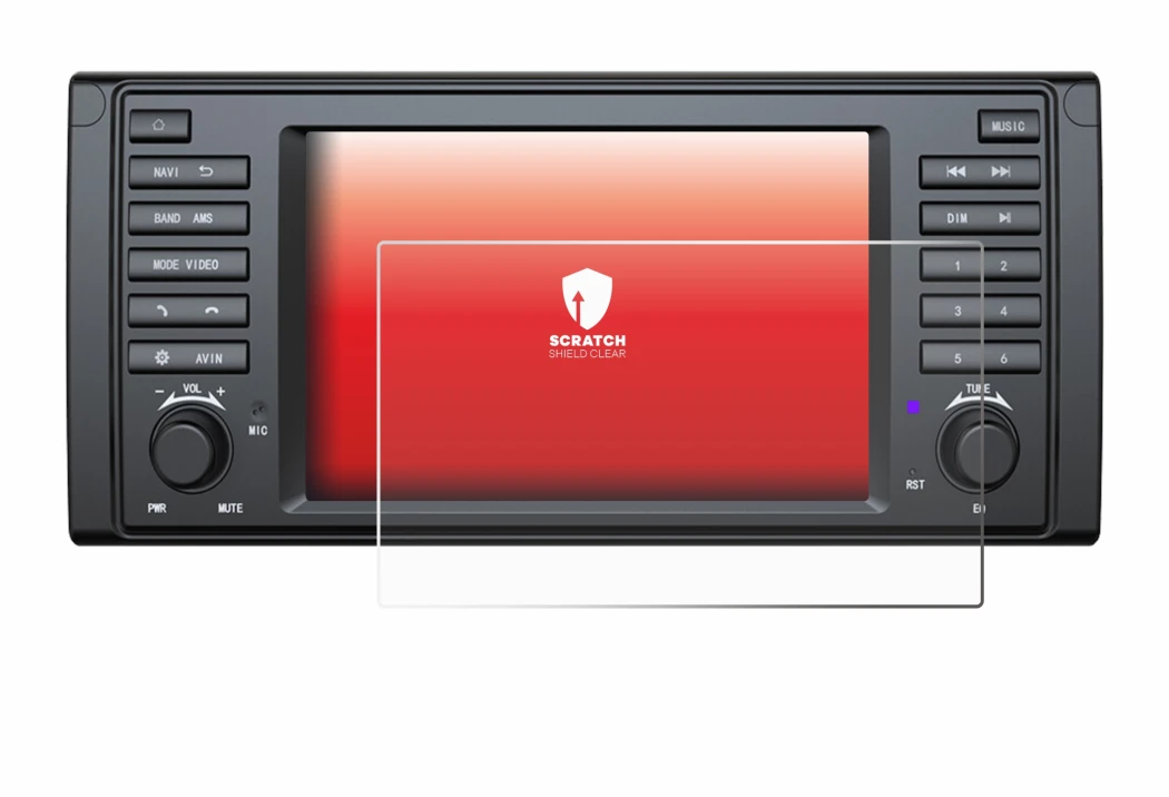 Image de l'appareil Eonon E39A12S avec une grande variété de protections d'écran.