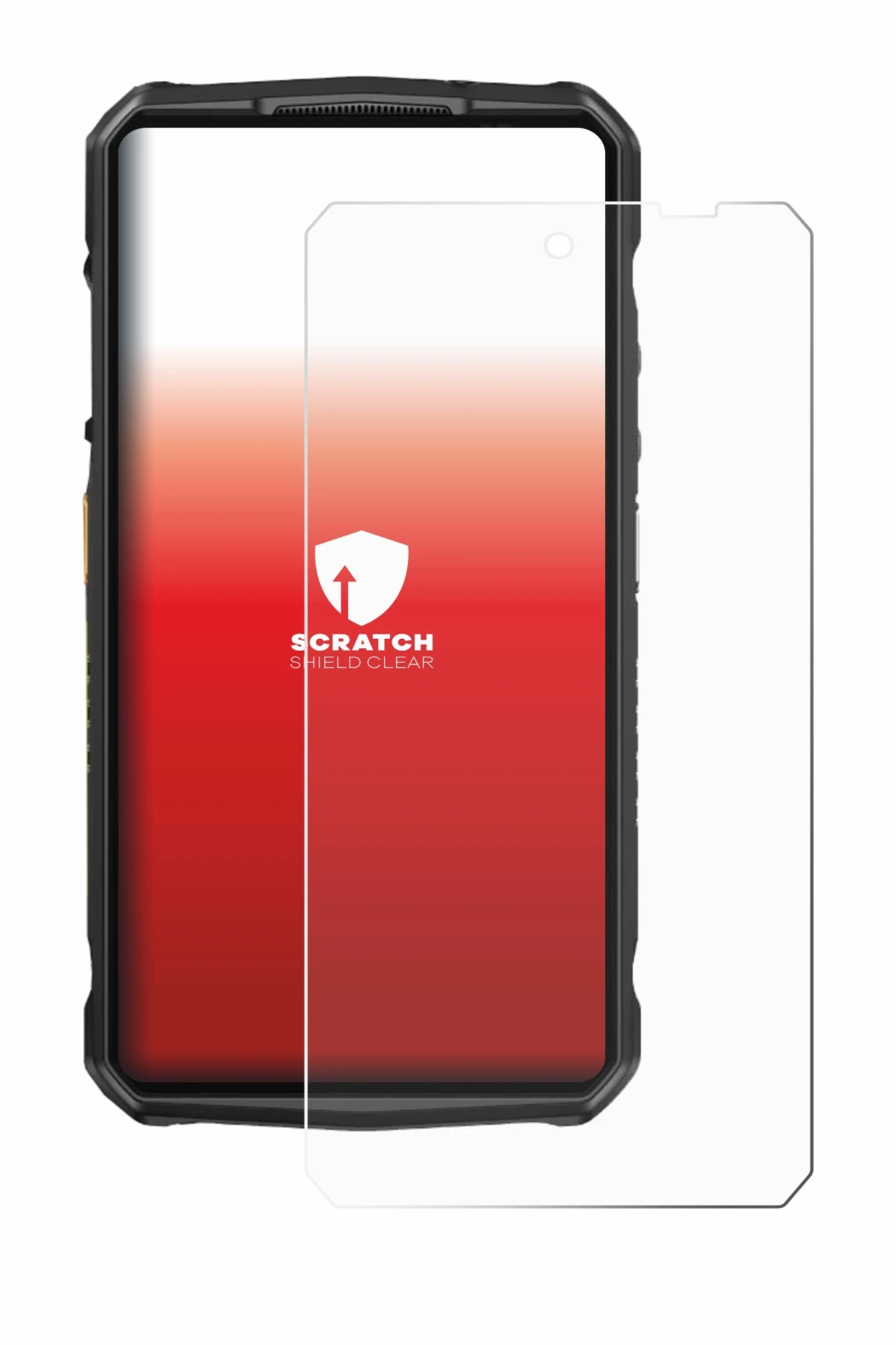 Image de l'appareil Ulefone 29 pro avec une grande variété de protections d'écran.