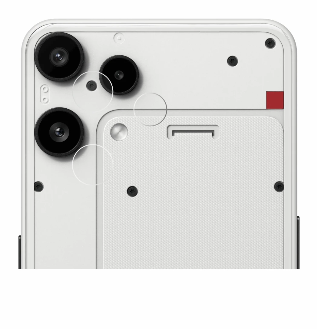 Image de l'appareil Nothing Phone (3a) Lite (Caméra UNIQUEMENT) avec une grande variété de protections d'écran.