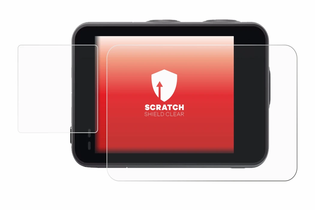 Image de l'appareil Akaso Brave 7 avec une grande variété de protections d'écran.