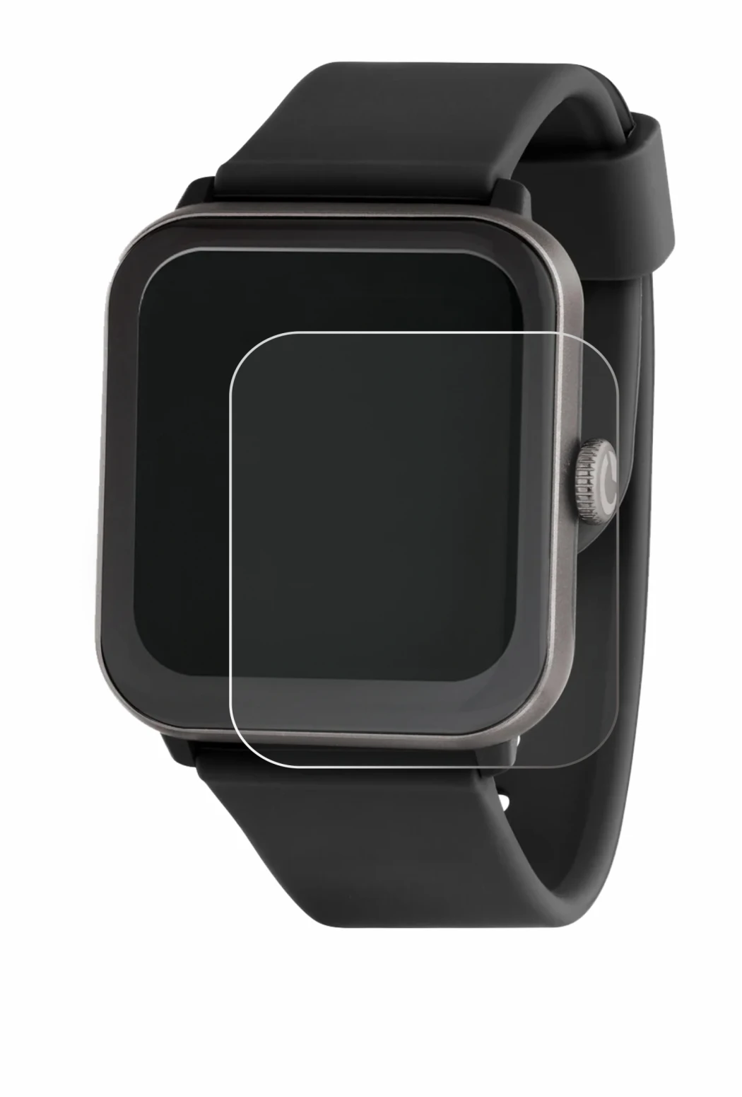 Image de l'appareil Sector Smartwatch S-08 avec une grande variété de protections d'écran.