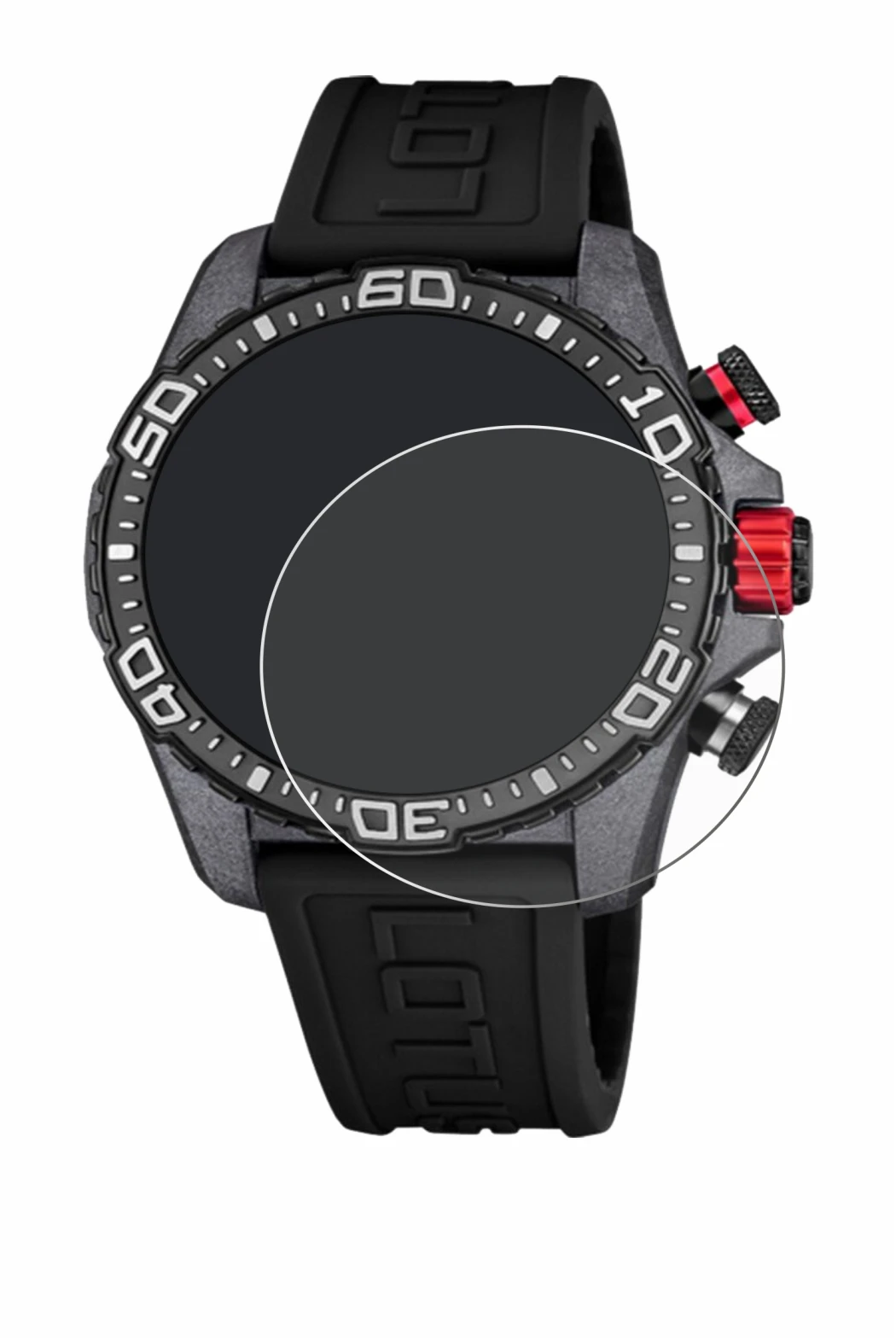 Image de l'appareil Lotus Connected 20000/4 (45 mm) avec une grande variété de protections d'écran.