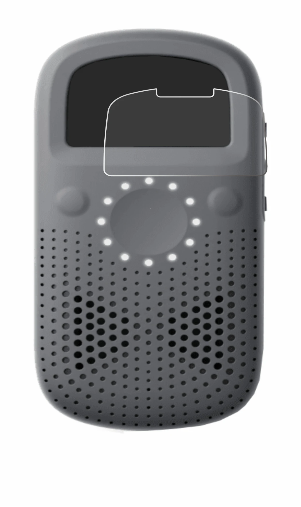 Image de l'appareil Relay X avec une grande variété de protections d'écran.