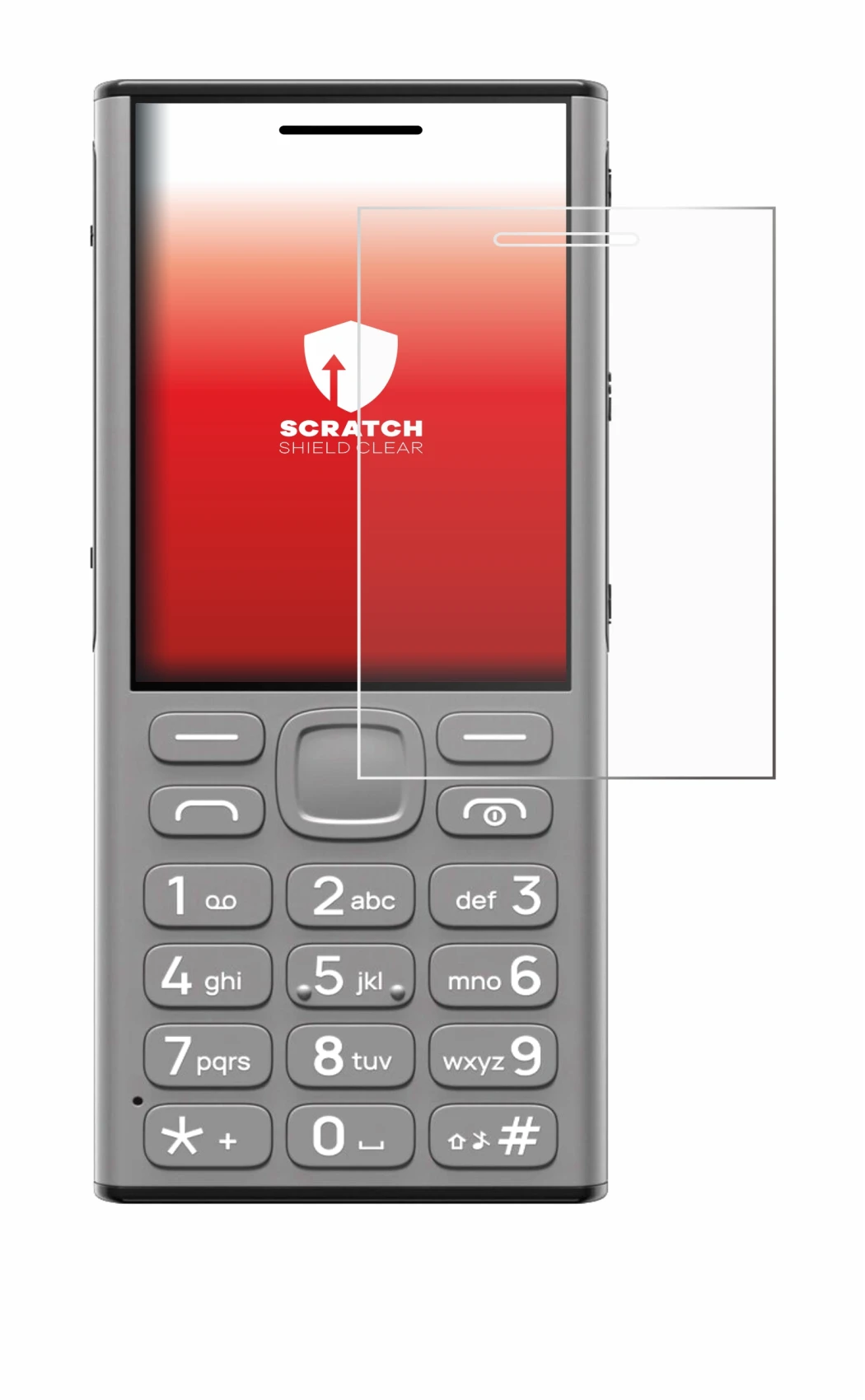 Image de l'appareil Nokia 130 Music avec une grande variété de protections d'écran.
